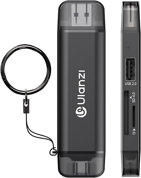 Ulanzi CR3 3-in-1 USB Card Reader High-Speed OTG Memory Reader