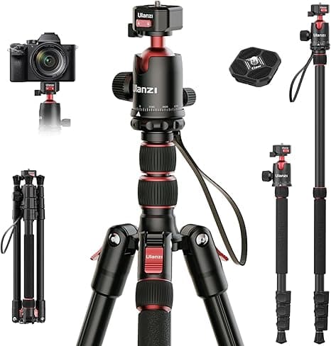 Ulanzi TT31 Claw Quick Release Travel Tripod with Carbon Fiber Legs