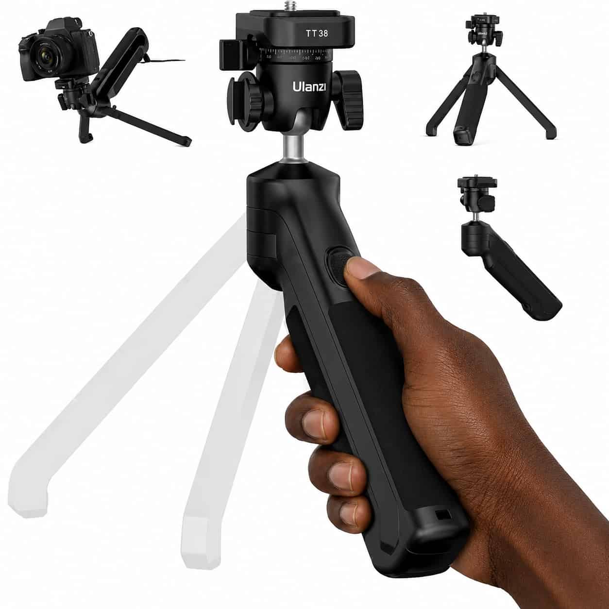 Ulanzi TT38 Tripod Portable Travel Carbon Fiber Camera Tripod