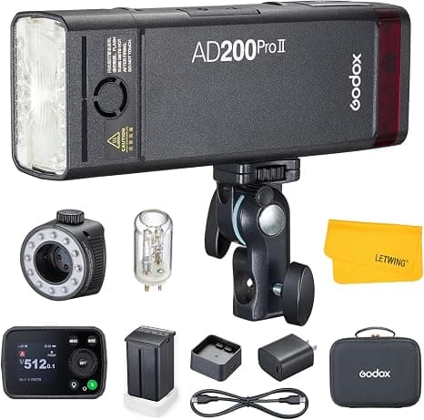 Godox AD200 TTL Pocket Flash Strobe – Portable Location Light