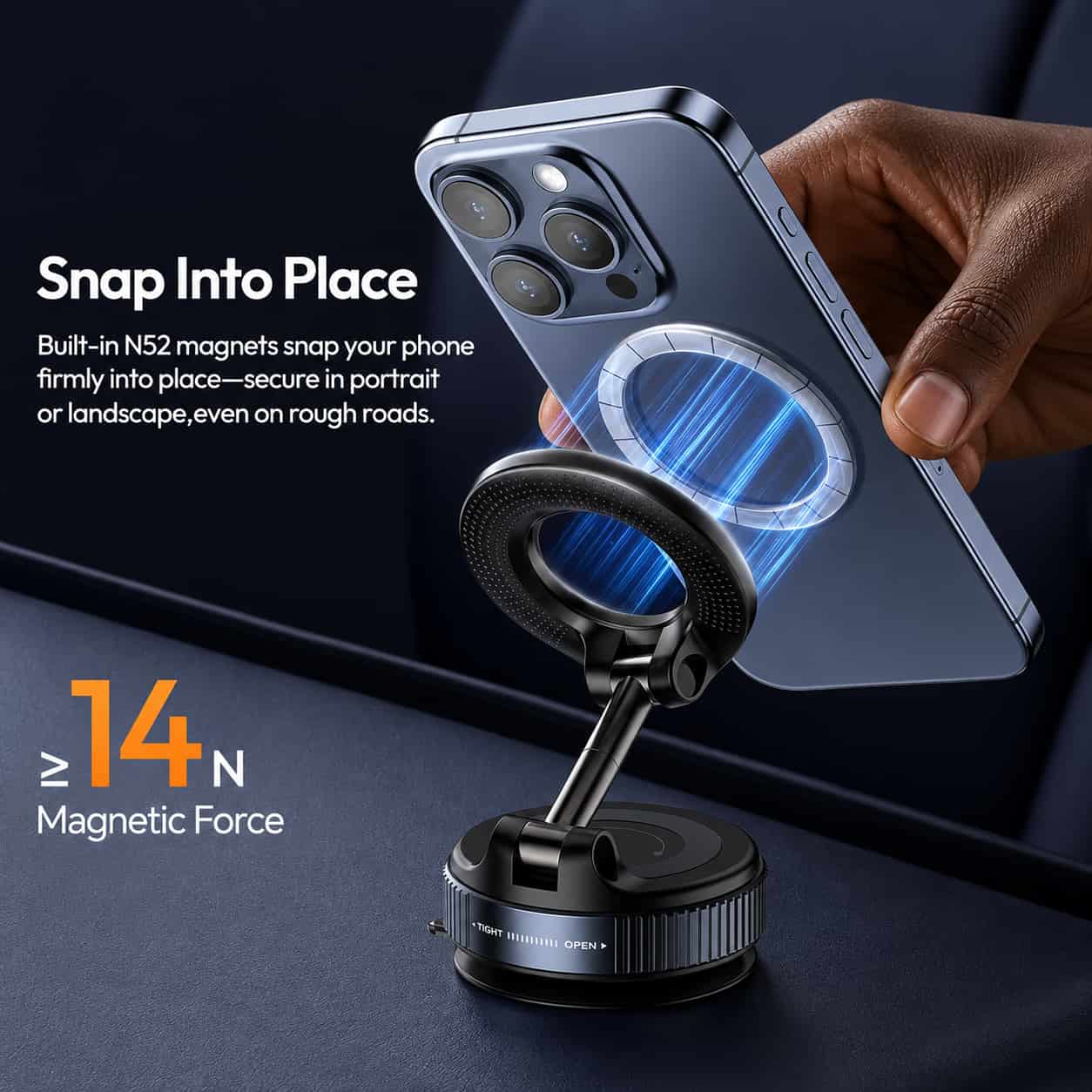 Ulanzi SK-25 Phone Suction Cup Holder Car Mount & Glass Window Video Rig