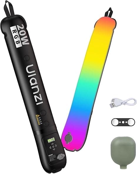 Ulanzi UA20C 20W RGB Inflatable LED Tube Light – Full-Color