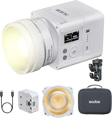 Godox ML80Bi Handheld Bi-Color LED Video Light – Studio Light