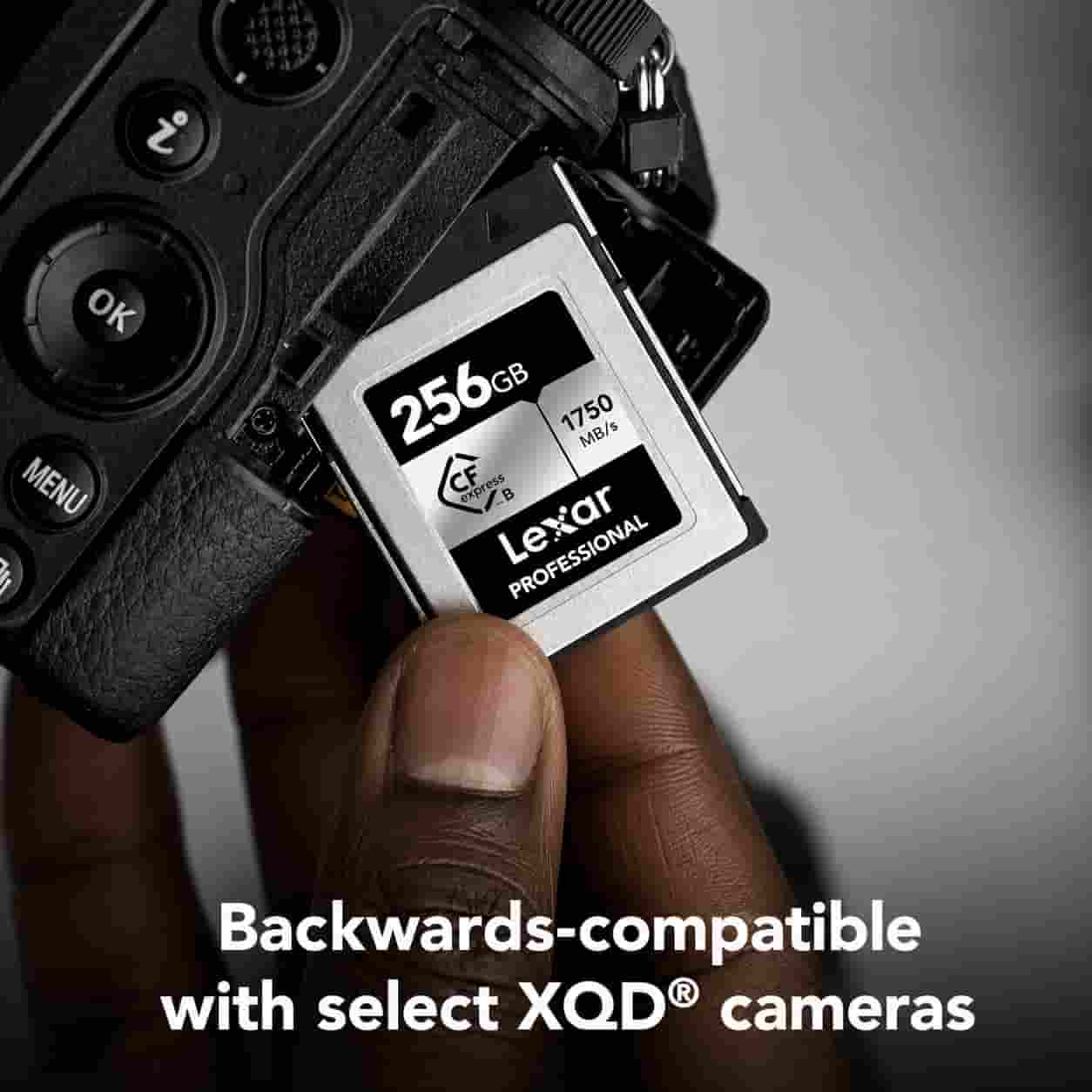 Lexar 256GB CFexpress Type B 1750MB/s Silver Card – Cinema Camera Memory Card