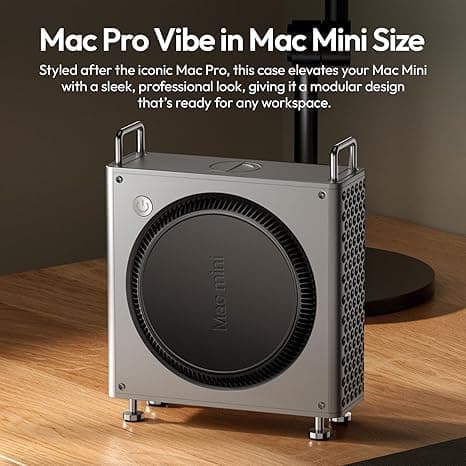 Ulanzi QT01 Mac Mini Cage and Desktop Mounting Bracket Organizer