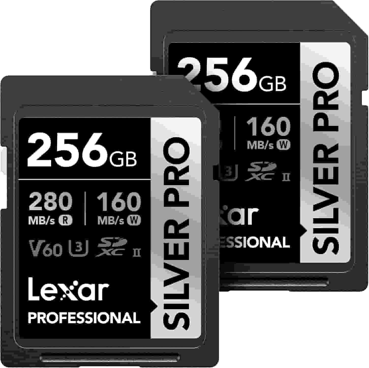 Lexar 256GB Professional V60 SDXC UHS-II Memory Card (Brand New) – 1800x GOLD Series 280MB/s Card Available