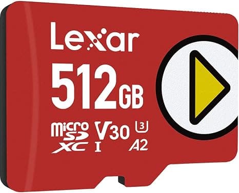 Lexar 512GB Play UHS-I microSDXC Memory Card – Massive Mobile & Gaming Storage