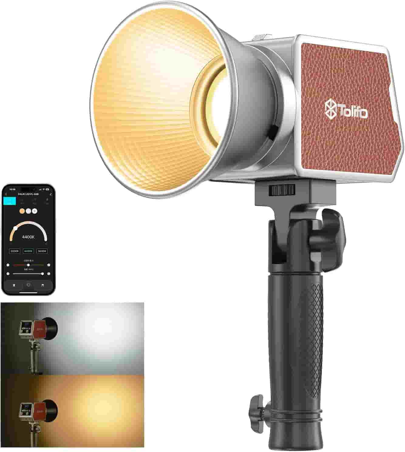 Tolifo Palm LED Video Light 60 Bi
