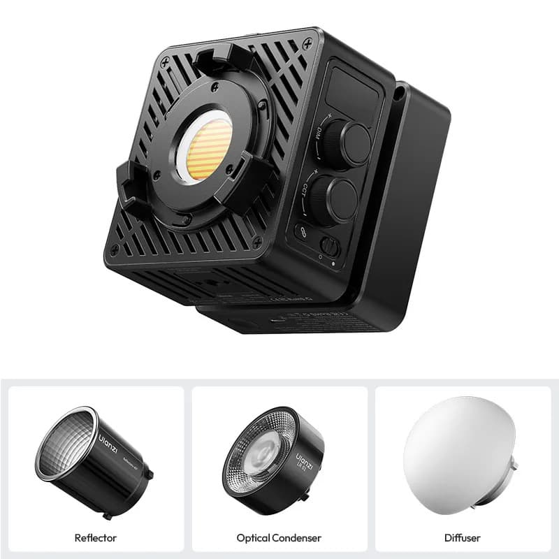 Ulanzi EC-65 Cube Light – 65W High-Power Compact LED Video Light for Professional Photography