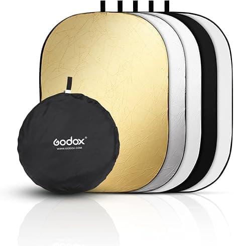 Godox 5-in-1 Collapsible Reflector 150x200cm – Large Oval Light Panel