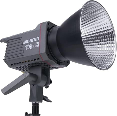 amaran COB 100x S 100W Bi-Color LED Studio Video Light | Upgraded Dual-Blue Chipset, 2700K–6500K CCT, Bowens Mount, Sidus Link App Control