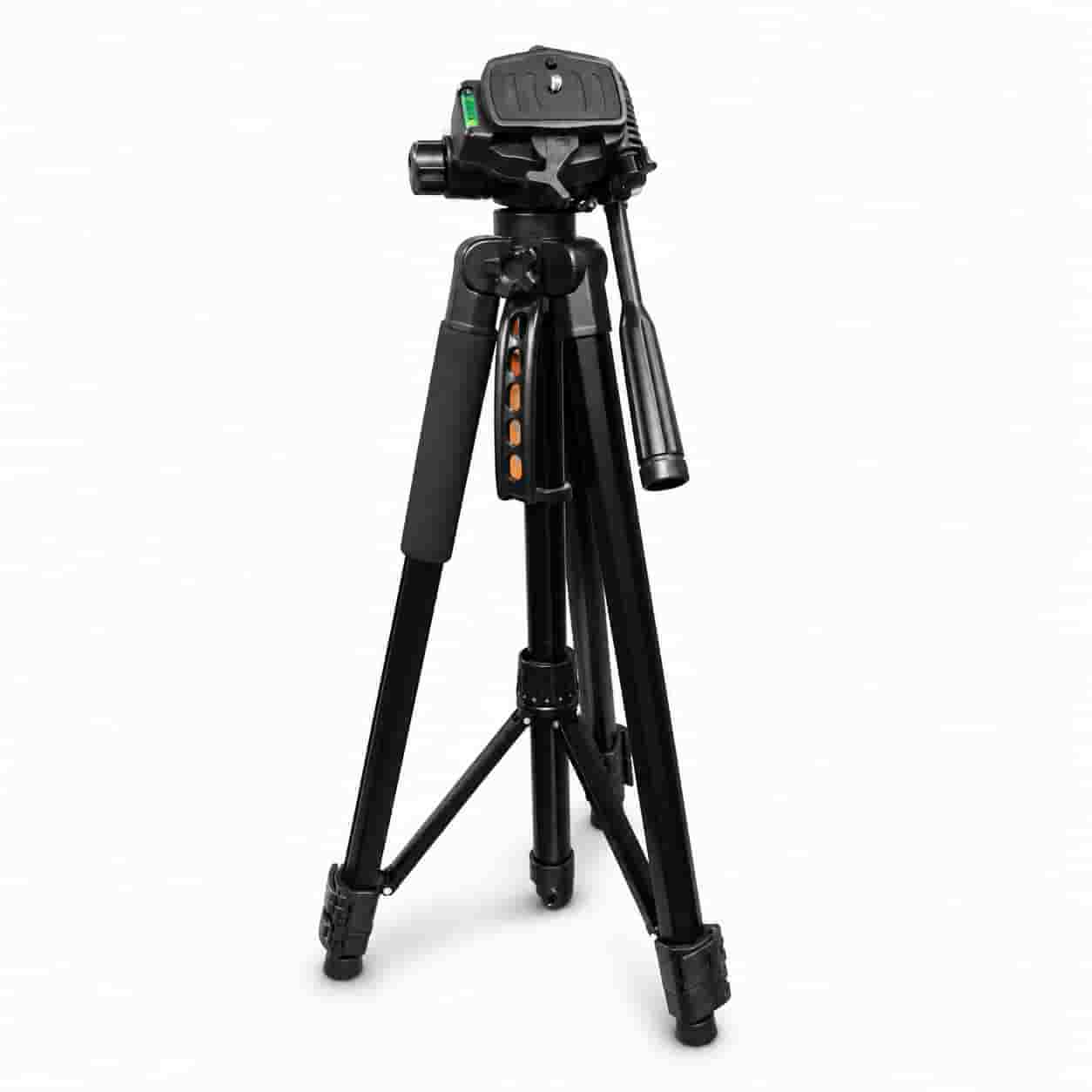 SML 3566 Deluxe Professional 6ft Tripod Stand | 3-Way Pan Head, Quick Release Plate, Smartphone Holder & Bubble Level