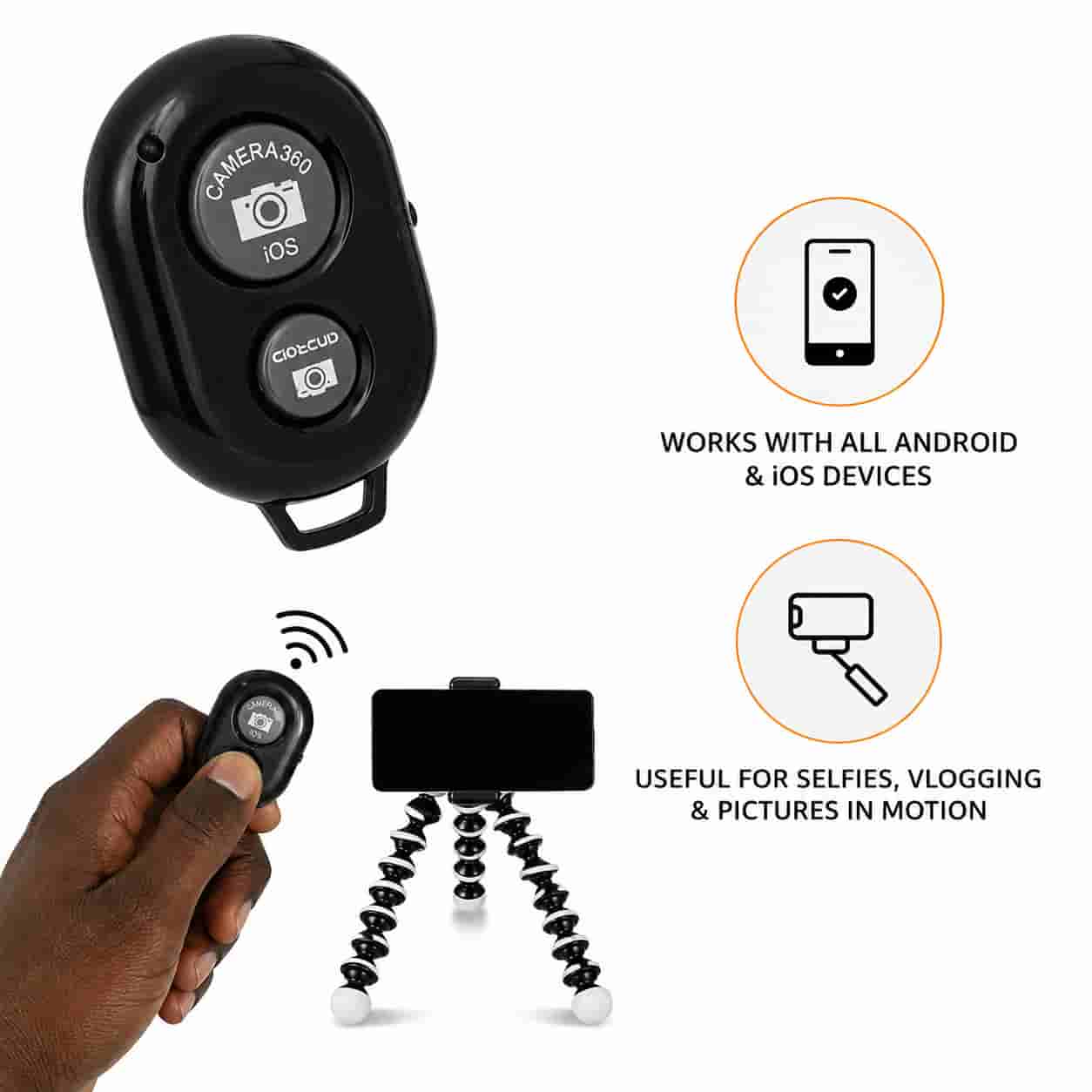 Ulanzi P1 Remote Controller – Wireless Bluetooth Camera Shutter Available